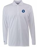 San Diego Padres Long Sleeve Polo Shirt (White) - XXX-Large