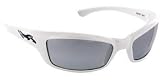 Arnette White 4037 Sunglasses with Grey Mirror Silver Faded Lens by 