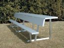 14 SEAT 21' ALUM.PLAYERBENCH W/SHELF