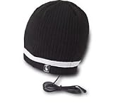 Tooks VELOCITY Headphone Beanie With Built-in Removable Headphones - COLOR: BLACK, Unique Gift Idea