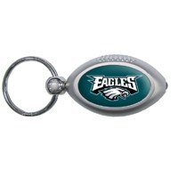 NFL Eagles Football Flashlight Key ring