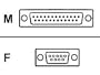 Belkin At Serial Modem DB9F/DB25M Premium Gold - 10ft