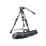 Manfrotto 519,351MVCFK Video Kit includes a 519 Pro Fluid Video Head, 351MVCF Carbon Fiber Tripod and 350SPRB Spreader
