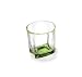 8 OZ. DOUBLE OLD FASHIONED GLASS WITH EMERALD BASE, HAMILTON COLLECTION