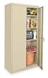 Storelogic 1UEZ8 Unassembled Storage Cabinet, H72, W36, Sand