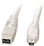 バッファローコクヨサプライArvel AIB941W IEEE1394bケーブル 9ピン:4ピン 1mスケルトン AIB941W