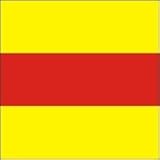 Numeral Signal Flag, Size 3-1/2, Number 2 - line, snap & ring