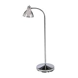 Classic Incandescent Exam Lamp, Three Prong, 74 Inch, Gooseneck, Stainless Steel