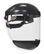 Industrial Grade 2AUB7 Ratchet Headgear, Chin Strap, Face Shield