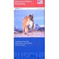 Strassenkarte USA: Montana / Idaho / Wyoming 1 : 975 000. Stra�enkarte: Road Map & Town Index. National Parks. Scenic Roads. Points of Interest