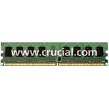 Crucial - Memory - 4 GB ( 2 x 2 GB ) - DIMM 240-pin - DDR II - 1066 MHz / PC2-8500 - CL7 - 1.8 V - unbuffered - non-ECC