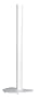 Mirage OmniSat Speaker Stands, White (Pair)