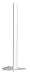Mirage OmniSat Speaker Stands, White (Pair)