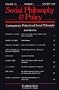 Contemporary Political and Social Philosophy: Volume 12, Part 1 (Social Philosophy and Policy) (v. 1)