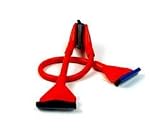 Computer : AKASA Cable IDE ATA 133 round red - 60cm (ATA-60-RD)