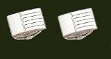 Dolan Bullock Silver Tone Cuff Links SCL-20300