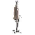 Hago Slimline Hat and Coat Stand Umbrella Ring Tubular Steel Epoxy Coating 1625mm  by Hago
