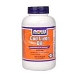 NOW Foods, COD LIVER OIL 2X 2500/270 A/D 250 SGELS