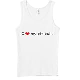 I (heart) my pit bull. Women's Tank Top