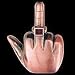 Green Flame Talking Middle Finger Cigarette Lighter