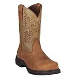 Ariat Women's 'Payton' Western Boots - Light Bark and Green Khaki
