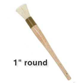 Click here to buy 1 ROUND COMMERCIAL PASTRY BRUSH by overstockedkitchen.