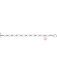 Sweethearts® Enamel Heart Charm Bracelet Sterling Silver " Xoxo " 85511
