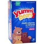 Hero Nutritionals Yummi Bears Multi-Vitamin & Mineral with Natural Cherry Flavor America's #1 Children's Vitamin 90 Gummy Bears