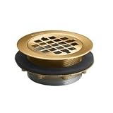 KOHLER K-9132-BV Shower Drain, Vibrant Brushed Bronze