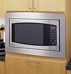 GE JX2130 30 Deluxe Built-In Trim Kit for 2.1 Cu. Ft. Countertop Micr : Stainless Steel