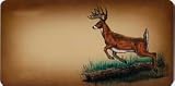 AIRBRUSHED LICENSE PLATES - DEER License Plate - #1237