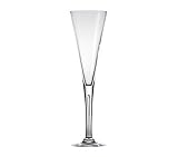 Dartington Crystal SHARON - FLUTE CHAMPAGNE PAIR 5.4 ounce, 9.8 inch tall
