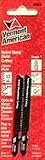 VERMONT AMERICAN Nailed Wood/Metal Cutting Standard Jigsaw Blades, 36 tpi, cuts metals under 1/16