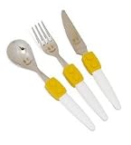 3 Piece Clicks Utensils Set Yellow