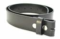 BELTMASTERS' MEN'S/WOMEN'S BLACK LEATHER BELT FOR BUCKLES 28" TO 56" MADE IN THE USA