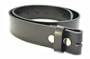 CHILD BLACK LEATHER BELT FOR BUCKLES X-SMALL (26-28)