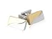 Versatile Gold & Silver Two-Tone Cufflinks with Matte Finish with Presentation Box