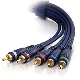 Cables To Go 40006 Velocity Component Video/RCA Type Audio Combination Cable (1.5 Feet, Blue)