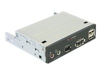 DELOCK MultiPanel 8,9cm 3,5Zoll eSATAp USB FireWire Audio Preisvergleich