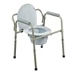 Folding Steel Commode