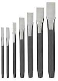 Cold Chisel Set,5/16 To 7/8 In,7 Pc Westward 2AJA6