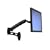 Lx Wall Mount LCD Arm, Black