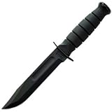 Short Ka-Bar Black, Kydex Sheath, 5.25 in., Plain
