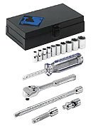 Armstrong 15-225 15pc 1/4 Drive 6pt Fractional Ratchet/Socket Set