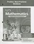 Mathematics: Applications and Concepts, Course 1, Practice: Word Problems Workbook