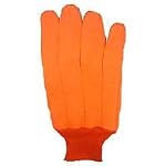 Jacob Ash® Jersey Gloves - Unlined Knit Wrist Cuffs Blaze Orange