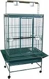 Brand New Parrot Bird Wrought Iron Cage Play-Top 32x23x66-WI32HGN
