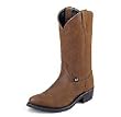 Justin Ladies 'Crazy Cow' Western Boots - Brown Distressed