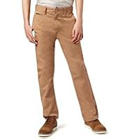 Autograph Pure Cotton Striped Chinos