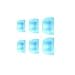 One set/3 sizes -S/M/L BLUE - Earphones Plus brand silicone replacement ear cushions for ear-canal fitting earphones earbuds PLUS FREE SAMPLE PAIR of Memory Foam earphone cushions